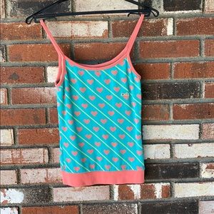 Vintage Le TIGRE women’s tank top size small MADE IN CHINA🇨🇳💙💗💘💝💞💕💓🩵🩷